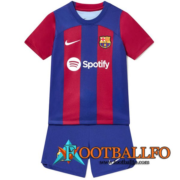 Nueva Camisetas De Futbol FC Barcelona Ninos Primera 2023/2024