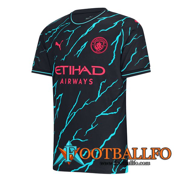 Nueva Camisetas De Futbol Manchester City Tercera 2023/2024