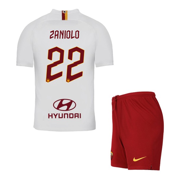 Camisetas Futbol AS Roma (ZANIOLO 22) Ninos Segunda 2019/2020