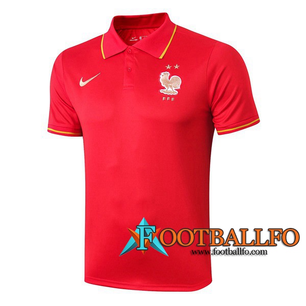 Polo Futbol Francia Roja 2019/2020