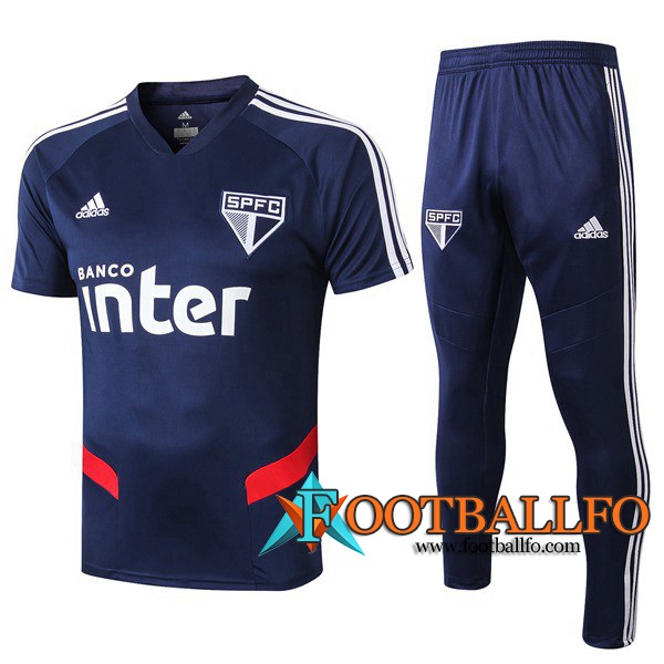 Camiseta Entrenamiento Sao Paulo FC + Pantalones Azul 19/20