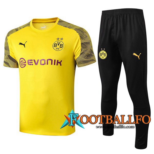 Camiseta Entrenamiento Dortmund BVB + Pantalones Amarillo 19/20