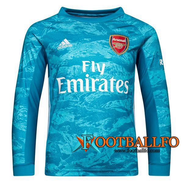 Camisetas Futbol Arsenal Portero Manga Larga Azul 2019/2020