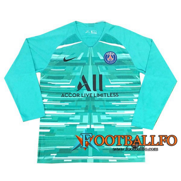 Camisetas Futbol PSG Portero Manga Larga Azul 2019/2020