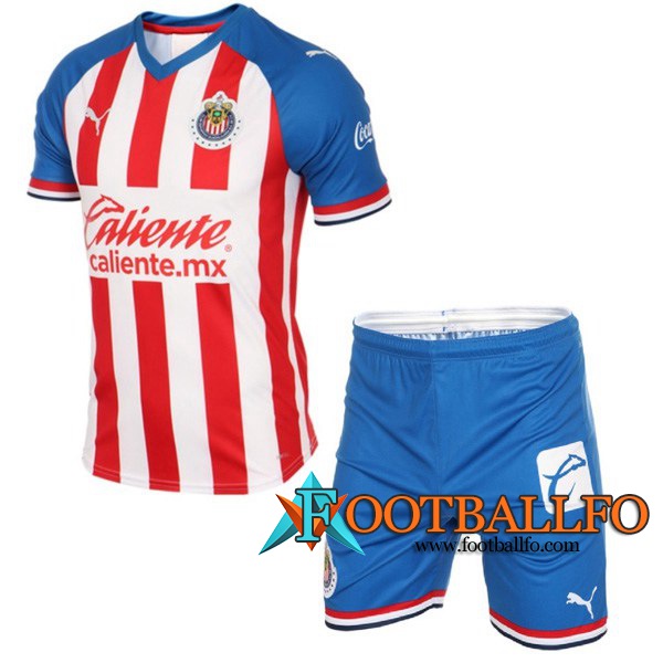 Camisetas Futbol CD Guadalajara Ninos Primera 2019/2020