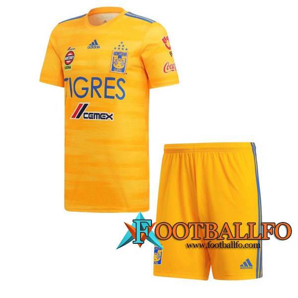 Camisetas Futbol Tigres UANL Ninos Primera 2019/2020
