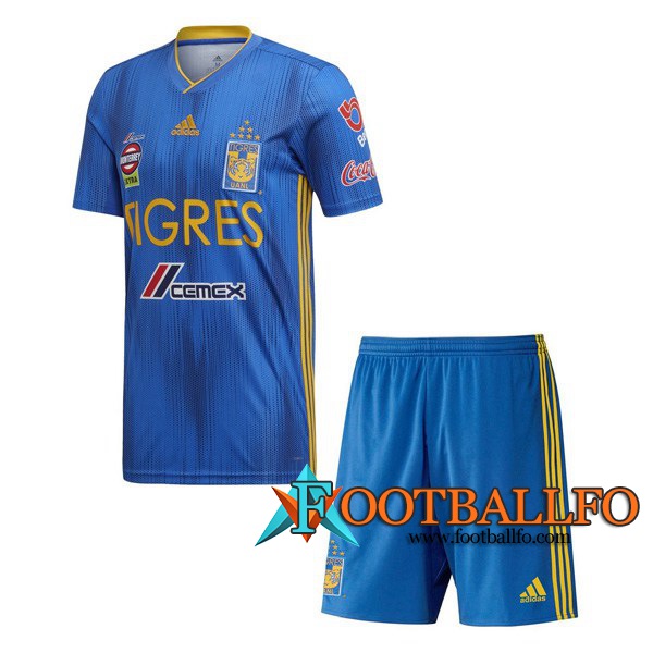 Camisetas Futbol Tigres UANL Ninos Segunda 2019/2020