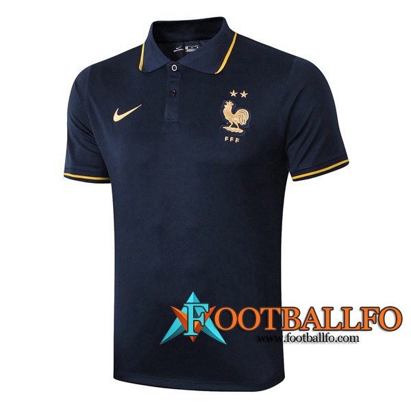 Polo Futbol Francia Azul Real 2019/2020