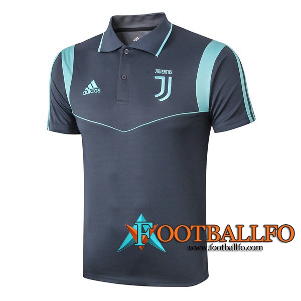Polo Futbol Juventus Azul Verde 2019/2020