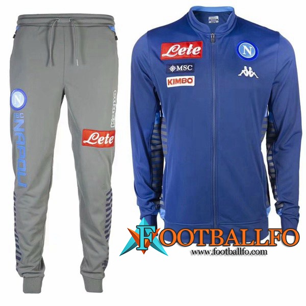 Chandal Futbol - Chaqueta + Pantalones SSC Napoli Azul 2019/2020