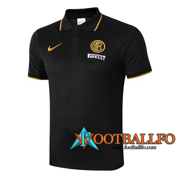 Polo Futbol Inter Milan Negro 2019/2020