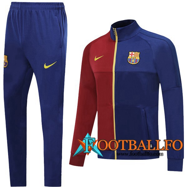 Chandal Futbol - Chaqueta + Pantalones FC Barcelona Roja Azul 2019/2020