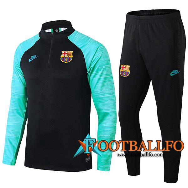 Chandal Futbol + Pantalones FC Barcelona Beko Verde Negro 2019/2020