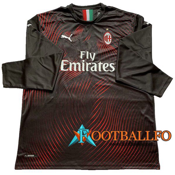 Camisetas Futbol Milan AC Tercera Manga Larga 2019/2020