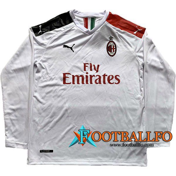 Camisetas Futbol Milan AC Segunda Manga Larga 2019/2020