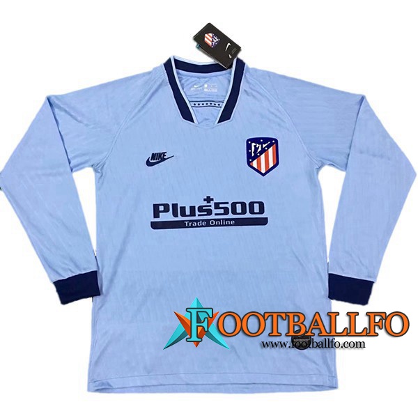 Camisetas Futbol Atletico Madrid Tercera Manga Larga 2019/2020