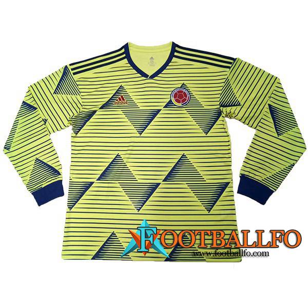 Camisetas Futbol Colombia Primera Manga Larga 2019/2020