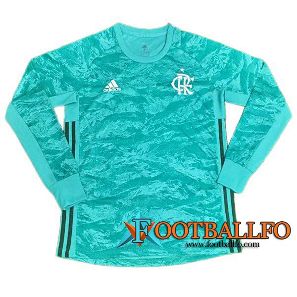 Camisetas Futbol Flamengo Portero Manga Larga Azul 2019/2020