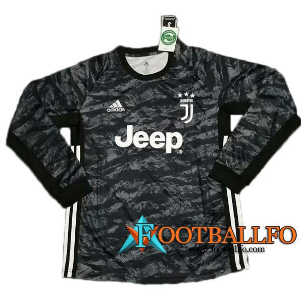 Camisetas Futbol Juventus Portero Manga Larga Negro 2019/2020