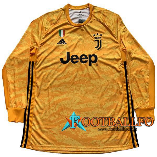 Camisetas Futbol Juventus Portero Manga Larga Amarillo 2019/2020