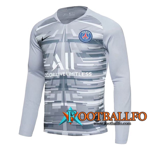 Camisetas Futbol Paris PSG Portero Manga Larga Gris 2019/2020