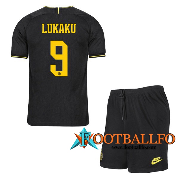Camisetas Futbol Inter Milan (LUKAKU 9) Ninos Tercera 2019/2020