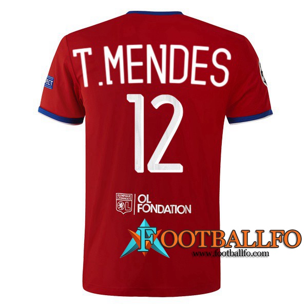 Camisetas Futbol Lyon OL (T.MENDES 12) Tercera 2019/2020