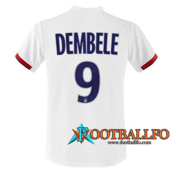 Camisetas Futbol Lyon OL (DEMBELE 9) Primera 2019/2020