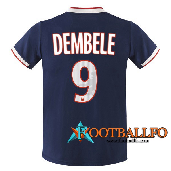 Camisetas Futbol Lyon OL (DEMBELE 9) Segunda 2019/2020