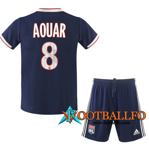 Camisetas Futbol Lyon OL (AOUAR 8) Ninos Segunda 2019/2020