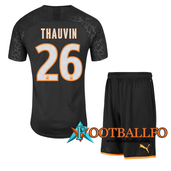 Camisetas Futbol Marsella OM (THAUVIN 26) Ninos Tercera 2019/2020