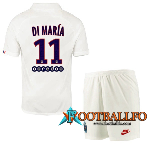 Camisetas Futbol PSG (DI MARIA 11) Ninos Tercera 2019/2020