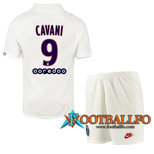Camisetas Futbol PSG (CAVANI 9) Ninos Tercera 2019/2020