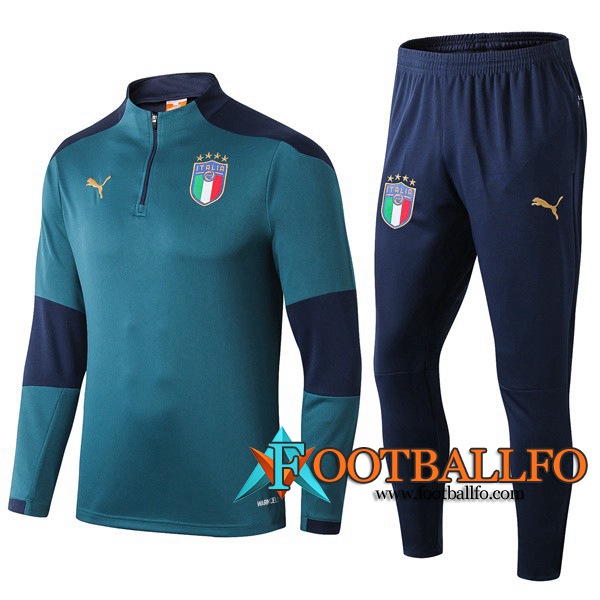 Chandal Futbol + Pantalones Italia Verde 2019/2020