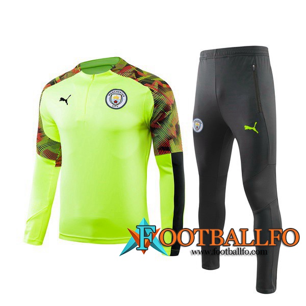 Chandal Futbol + Pantalones Manchester City Verde 2019/2020