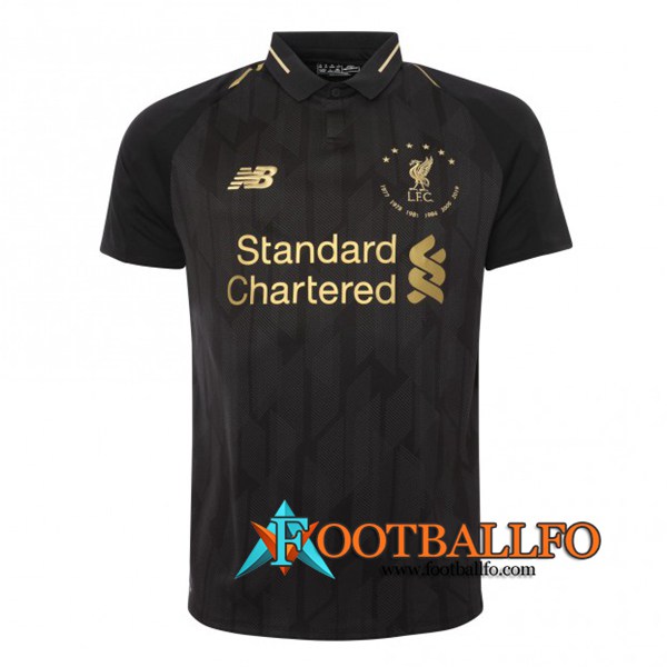 Camisetas Futbol FC Liverpool Edicion Conmemorativa de 6 Campeonatos - Negro