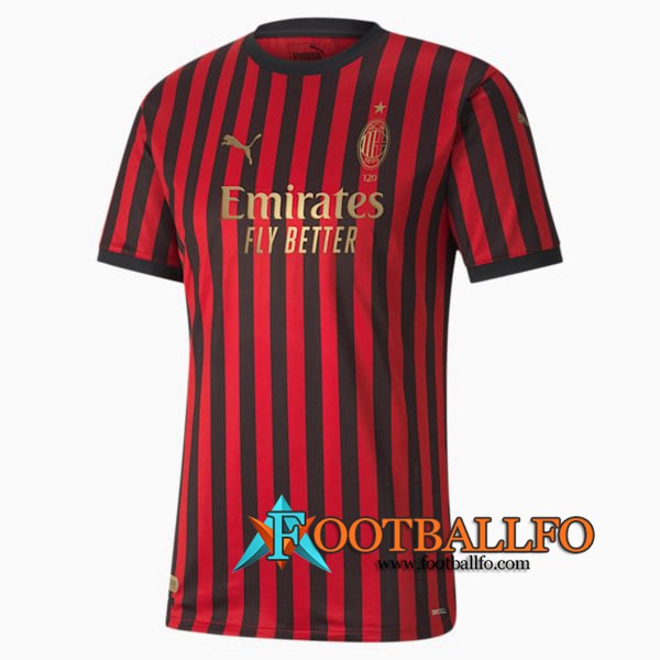 Camisetas Futbol Milan AC Edicion Limitee 120 Aniversario Primera 2019/2020
