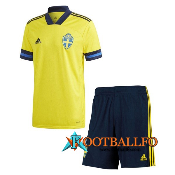 Camisetas Futbol Suecia Ninos Primera 2020/2021