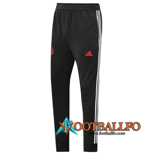 Pantalones Futbol Manchester United Negro Roja Blanco 2019/2020