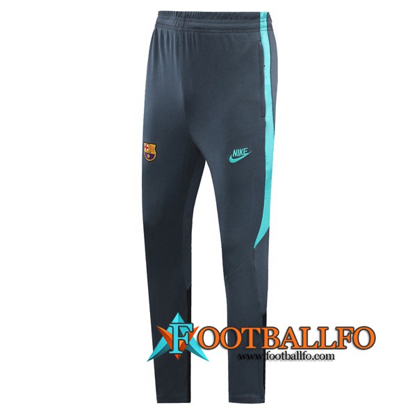 Pantalones Futbol FC Barcelona Gris Claro Verde 2019/2020