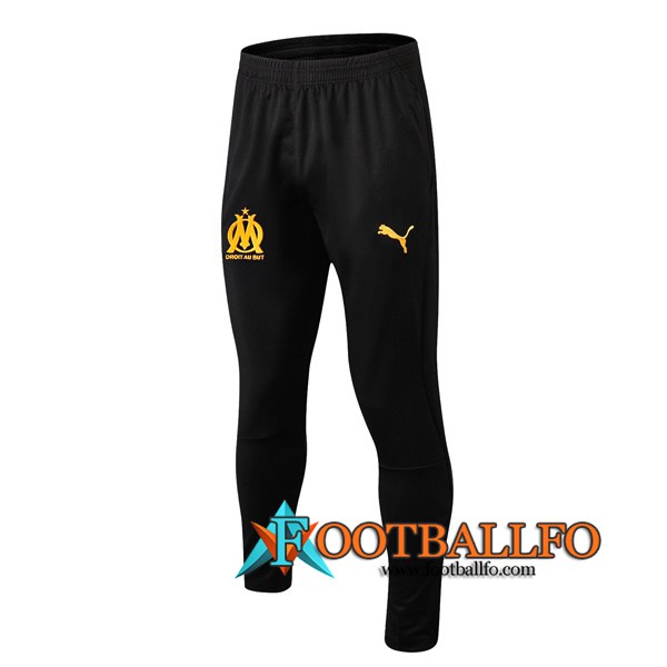 Pantalones Futbol Marsella OM Negro 2019/2020