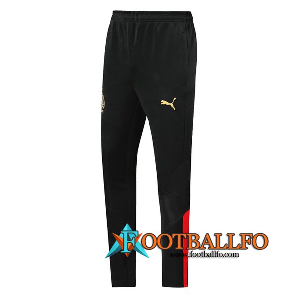 Pantalones Futbol AC Milan Negro Amarillo 2019/2020
