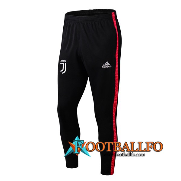 Pantalones Futbol Juventus Negro Roja 2019/2020