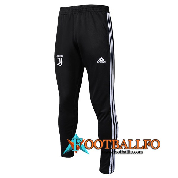 Pantalones Futbol Juventus Negro Blanco 2019/2020