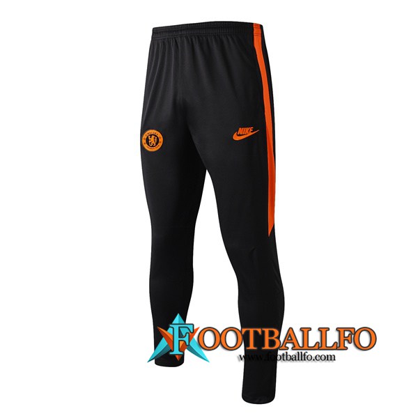 Pantalones Futbol FC Chelsea Negro Naranja 2019/2020