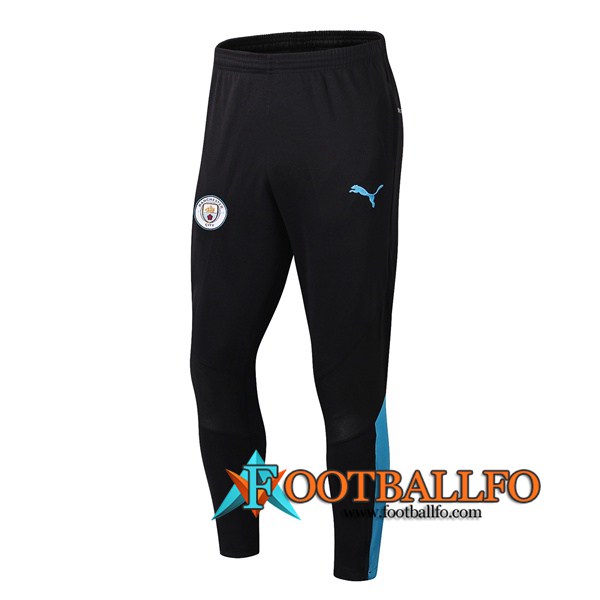 Pantalones Futbol Manchester City Negro Azul 2019/2020