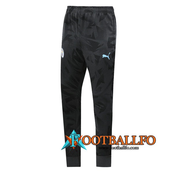 Pantalones Futbol Manchester City Negro Ondulacion 2019/2020