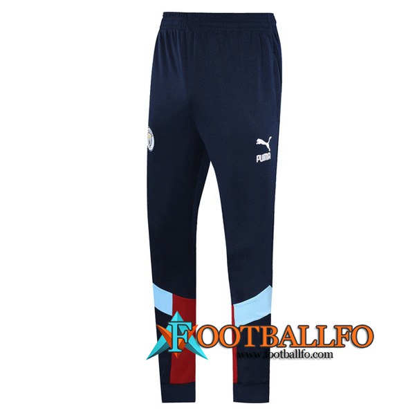 Pantalones Futbol Manchester City Azul Real Roja 2019/2020