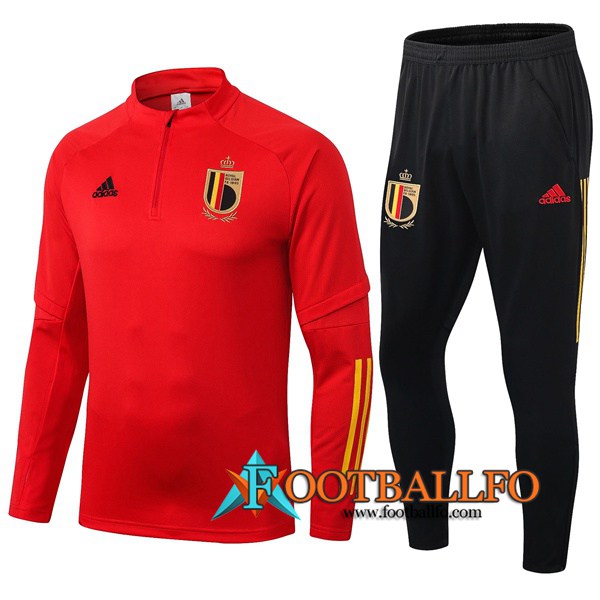 Chandal Futbol + Pantalones Belgica Roja 2019/2020