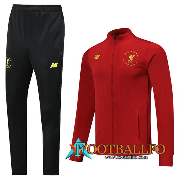 Chandal Futbol - Chaqueta + Pantalones FC Liverpool Roja Edicion Conmemorativa 2019/2020